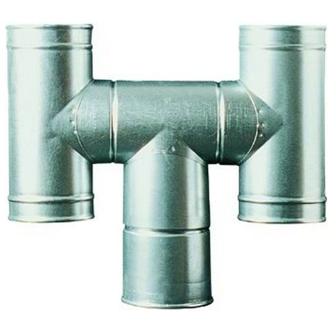 VIGOR-BLINKY 9774510 Fumaiolo Lamiera Zincata ad H Diametro 10 cm