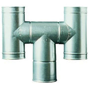 Vigor-blinky 9774514 Fumaiolo Ad H Lamiera Zincata Acciaio Terminale Canna Fumaria diametro 14 cm