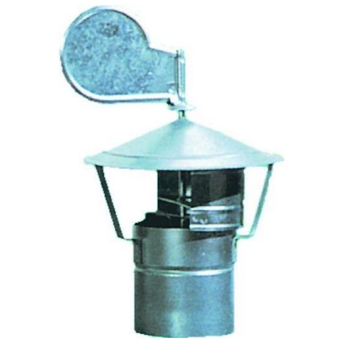 Vigor-blinky 9775516 Fumaiolo Lamiera Zincata Girevole Diametro 16 cm