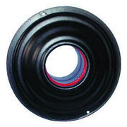 BLINKY 9784125 Rosone per Tubi Pellet con Innesto e Guarnizione Diametro Esterno 23,20 cm Profondita' Totale 9,50 cm Spessore Rosone 2,50 cm colore Nero
