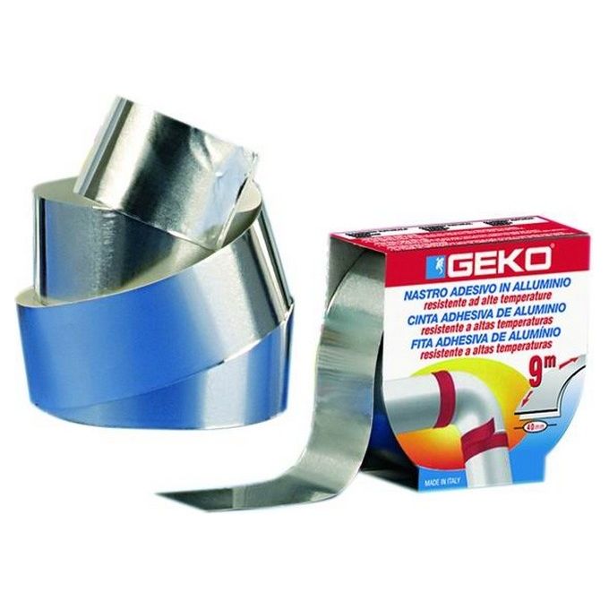 Nastro Termico Alluminio Adesivo Marrone mm.40x9 Mt