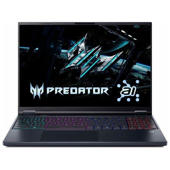 Acer NHQZEET001 Predator Helios Neo 16S AI notebook gaming 16 OLED WQXGA Intel Core Ultra 9 275HX RTX 5060 colore Nero