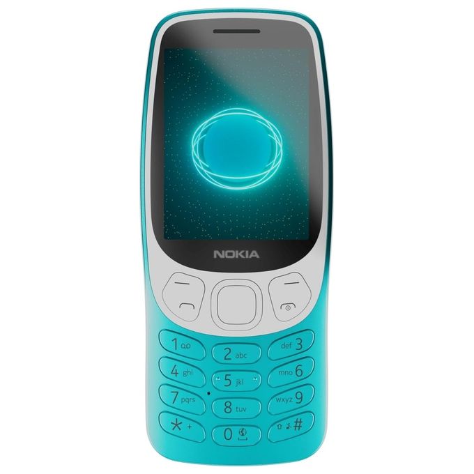 Nokia 1GF025CPJ2L07 3210 2024 Telefono Cellulare 4G Display 2.4'' Fotocamera 2MP Bluetooth 5.0 Dual SIM colore Scuba Blue