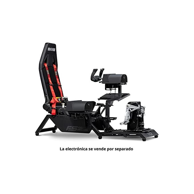 Next Level Racing NLR-S018 Flight Simulator Sedia Gaming Simulatore di Volo 130 Kg colore Nero