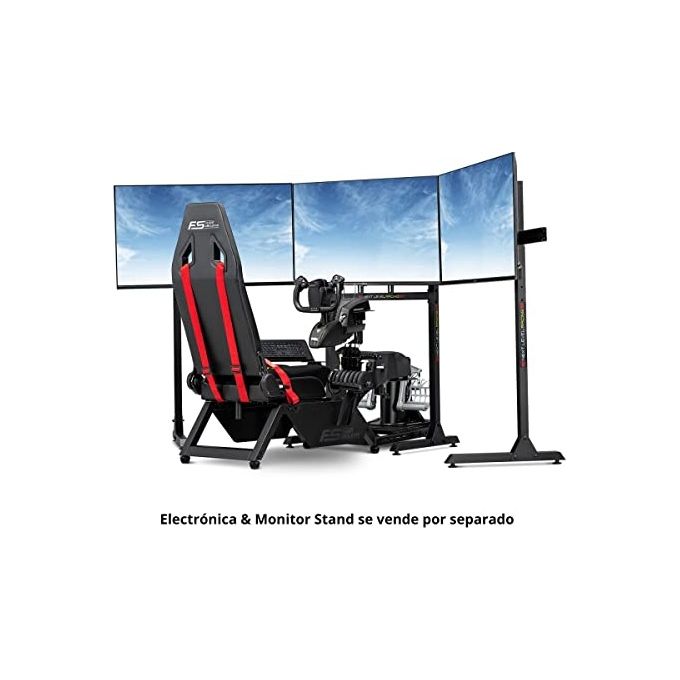Next Level Racing NLR-S018 Flight Simulator Sedia Gaming Simulatore di Volo 130 Kg colore Nero