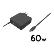 Nilox NLX-PDC-60W Alimentatore Pd Charger 60 W con Porta USB 1 8 m colore Nero