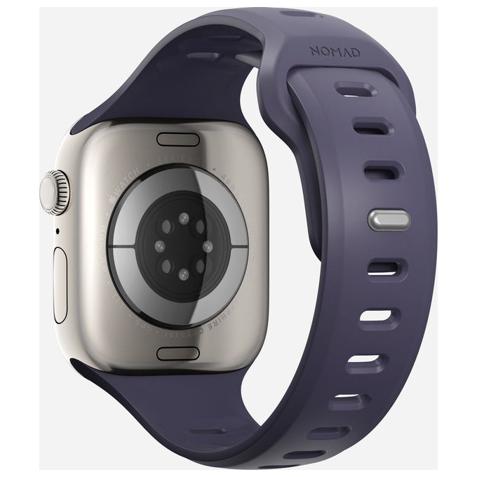 Nomad NM011413858 Tempo Band Band per Apple Watch 45mm 46mm resistente e impermeabile colore Viola