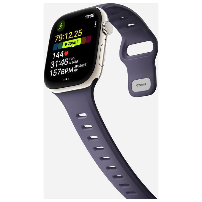 Nomad NM011413858 Tempo Band Band per Apple Watch 45mm 46mm resistente e impermeabile colore Viola