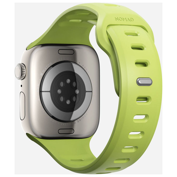 Nomad NM011420858 Tempo Band Cinturino per Apple Watch 45mm 46mm 49mm in FKM Verde chiaro