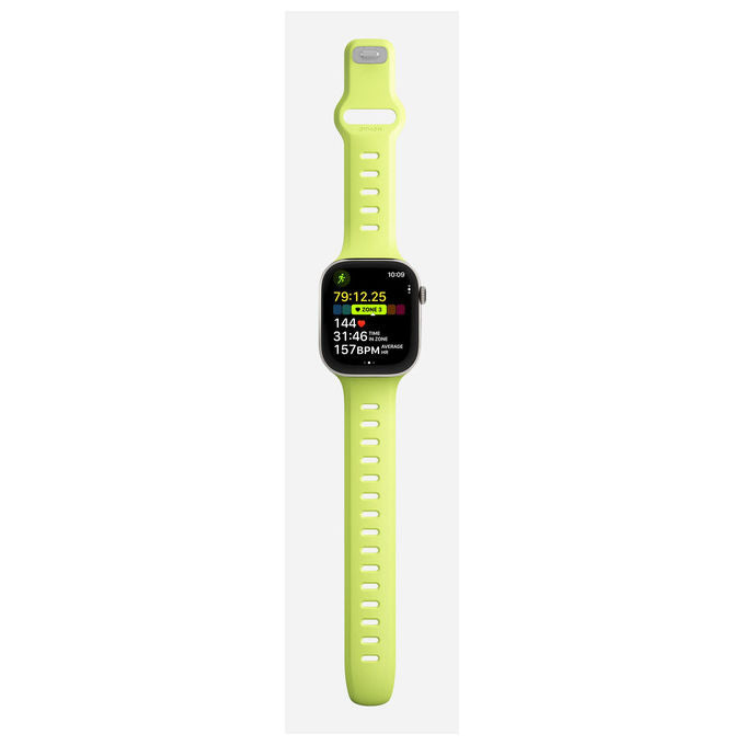 Nomad NM011420858 Tempo Band Cinturino per Apple Watch 45mm 46mm 49mm in FKM Verde chiaro