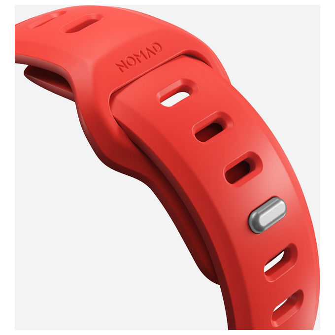 Nomad NM011437858 Tempo Band Cinturino Apple Watch 44mm 45mm 46mm 49mm FKM Rubber colore Coral