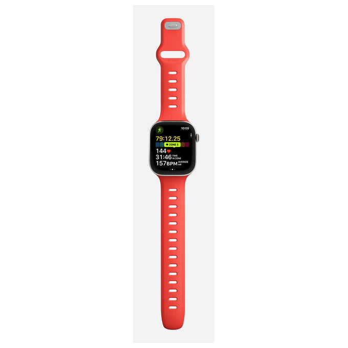 Nomad NM011437858 Tempo Band Cinturino Apple Watch 44mm 45mm 46mm 49mm FKM Rubber colore Coral