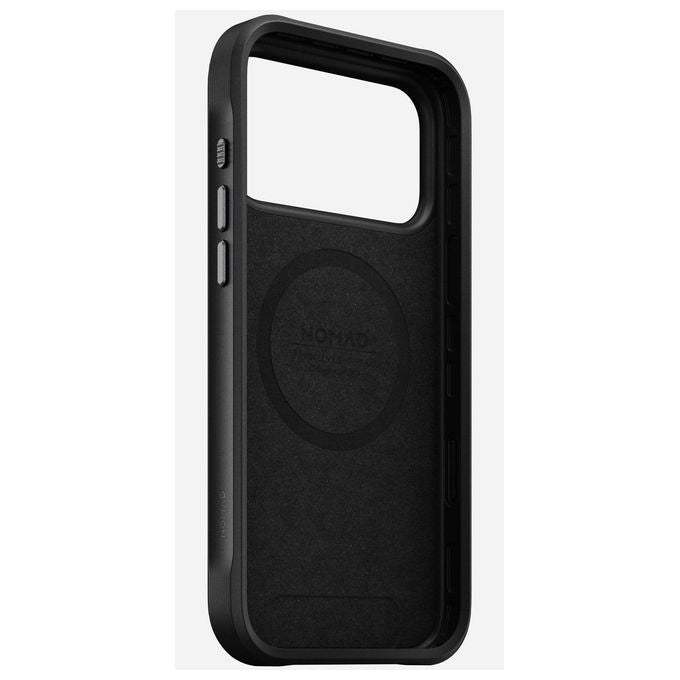 Nomad NM011796858 Rugged Leather Case Custodia per iPhone 17 Pro Max Compatibile con MagSafe Resistente alle Cadute fino a 4,5 m in Pelle Horween colore Marrone