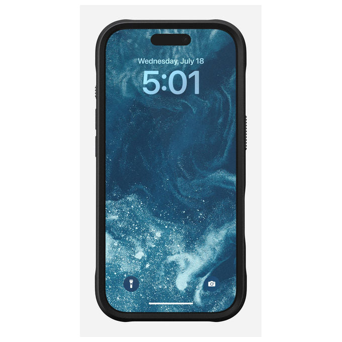 Nomad NM01382485 Rugged Case Custodia per iPhone 16 Pro Compatibile con MagSafe Resistente alle Cadute fino a 4.5 m colore Blu Atlantico