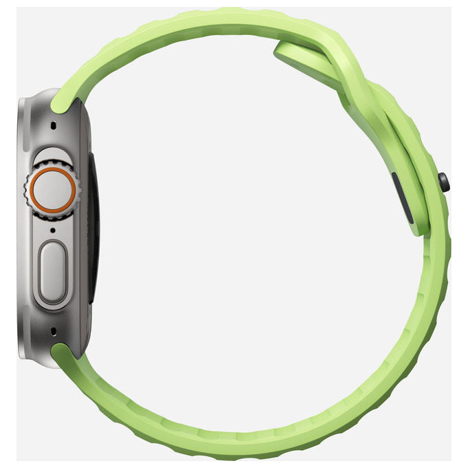 Nomad NM01580085 Sport Band Band Orologio intelligente Apple Ultra 46mm Gomma Impermeabile colore Verde chiaro