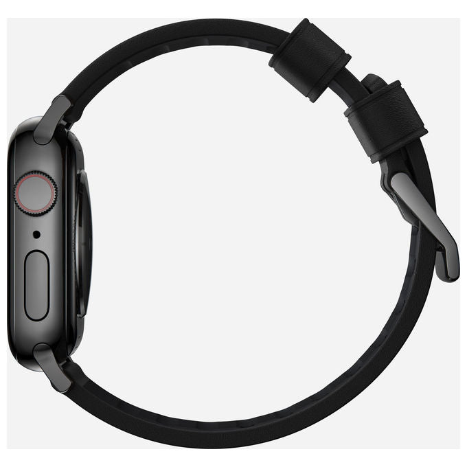 Nomad NM1A41BNW0 Cinturino Modern in Pelle per Apple Watch 42 44 45 49 mm colore Nero