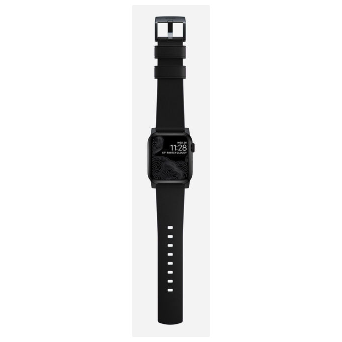Nomad NM1A41BNW0 Cinturino Modern in Pelle per Apple Watch 42 44 45 49 mm colore Nero