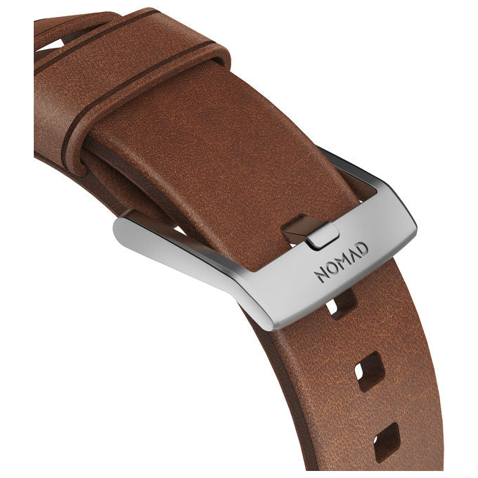 Nomad NM1A4RSM00 Banda Pelle per Apple Watch Sport Edition Acciaio Inossidabile colore Marrone