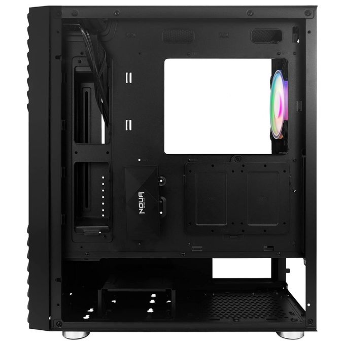Noua CS0222PW-F18K589 Ne-o F18 Case Mid Tower ATX E-ATX Vetro Temperato Ventola PWM ARGB Strip LED colore Nero