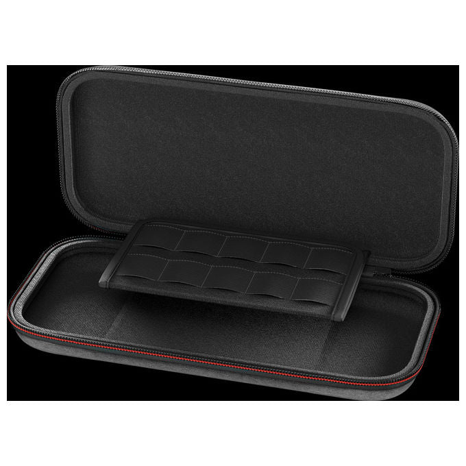 PowerA NSCS0528-01 Slim Case per Nintendo Switch 2 custodia protettiva con stand integrato e spazio per 10 schede di gioco colore Grigio brugo scuro