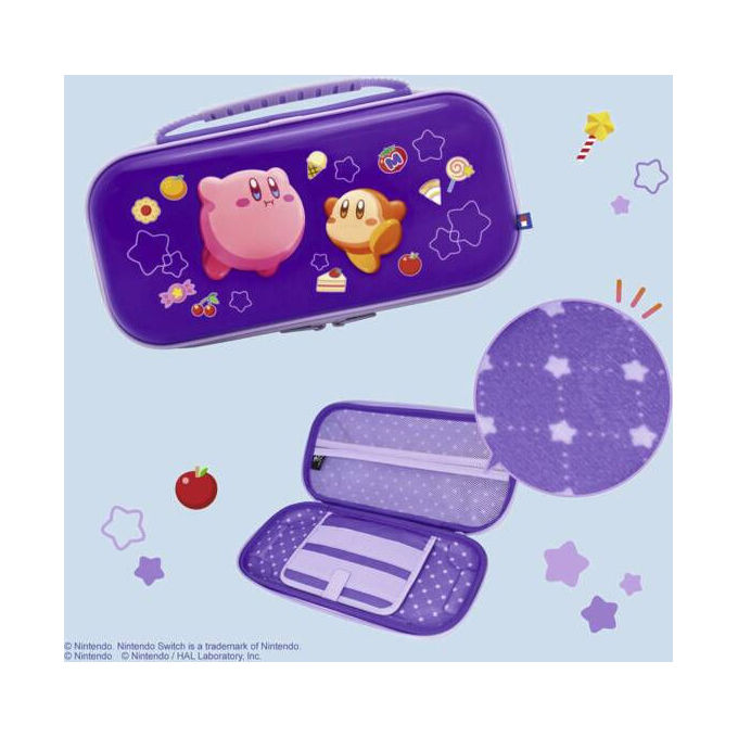 Hori NSX-056E Custodia Protettiva Vault Case per Nintendo Switch Kirby Waddle Dee colore Viola