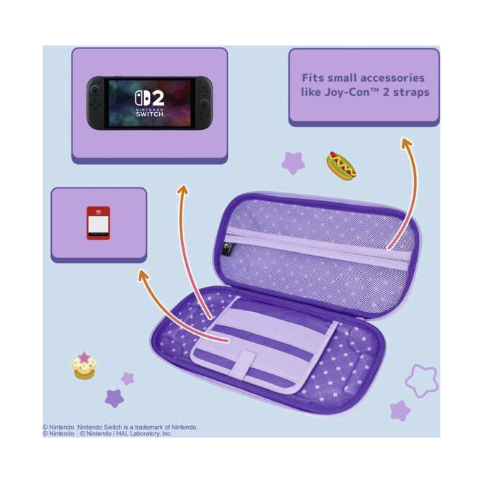 Hori NSX-056E Custodia Protettiva Vault Case per Nintendo Switch Kirby Waddle Dee colore Viola