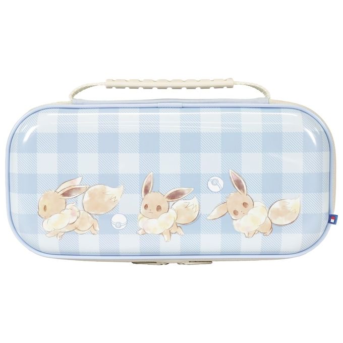 Hori NSX-088E Vault Case Eevee Cottage Core Custodia Nintendo Switch Switch 2 OLED 10 cartucce colore Multicolore