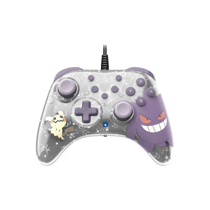 Hori NSX-090E HORIPAD Turbo Controller Cablato Nintendo Switch 2 Gengar Mimikyu Pulsanti Posteriori Programmabili colore Viola