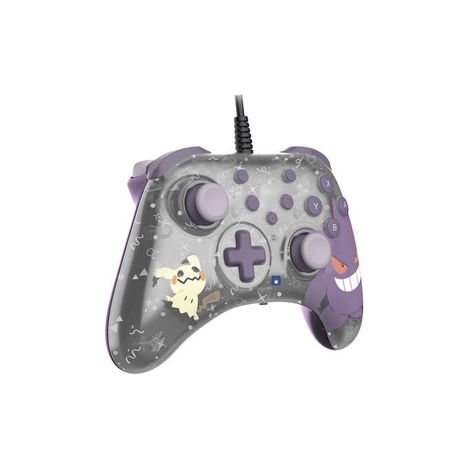 Hori NSX-090E HORIPAD Turbo Controller Cablato Nintendo Switch 2 Gengar Mimikyu Pulsanti Posteriori Programmabili colore Viola