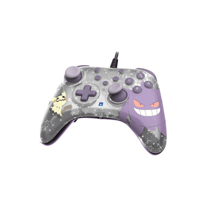 Hori NSX-090E HORIPAD Turbo Controller Cablato Nintendo Switch 2 Gengar Mimikyu Pulsanti Posteriori Programmabili colore Viola