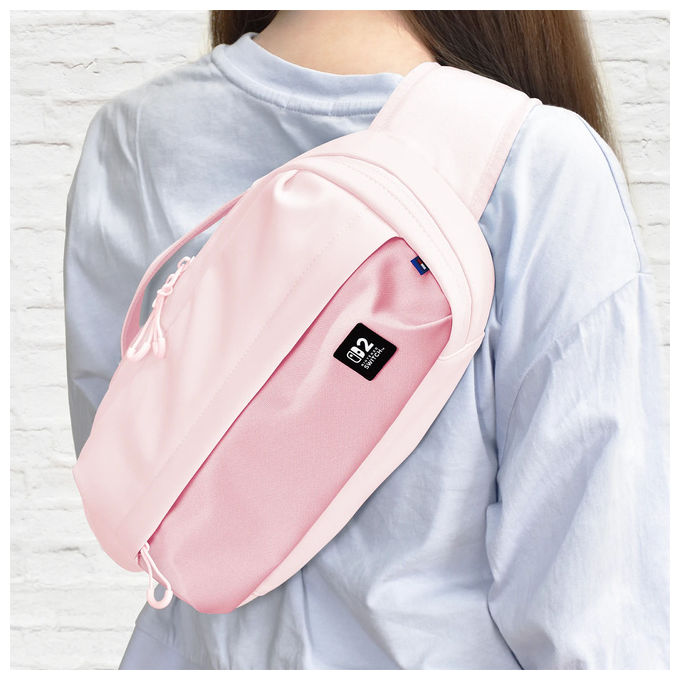 Hori, Borsa a Tracolla Rosa, Adventure Pack per Nintendo Switch e Switch 2