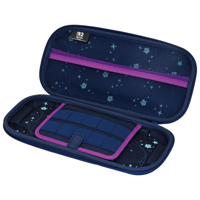 Hori NSX-156E Vault Case Custodia Rigida Nintendo Switch 2 Rosalina 10 schede colore Multicolore