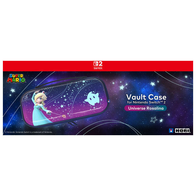 Hori NSX-156E Vault Case Custodia Rigida Nintendo Switch 2 Rosalina 10 schede colore Multicolore