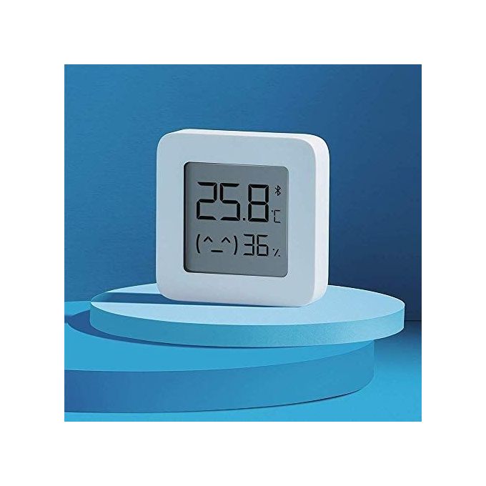 Xiaomi NUN4126GL Mi Home Termometro Igrometro Bluetooth 4.2 Display LCD 1.5'' Sensore Temperatura Umidita' colore Bianco