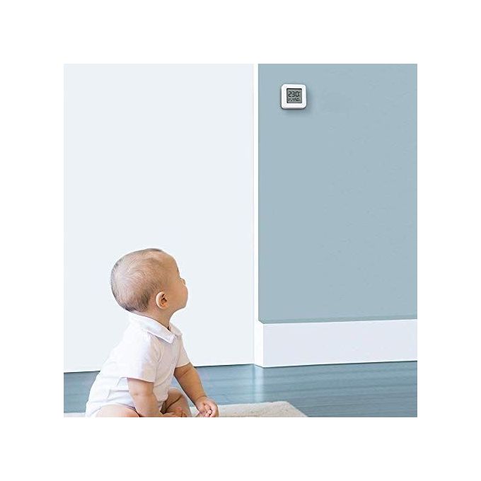 Xiaomi NUN4126GL Mi Home Termometro Igrometro Bluetooth 4.2 Display LCD 1.5'' Sensore Temperatura Umidita' colore Bianco
