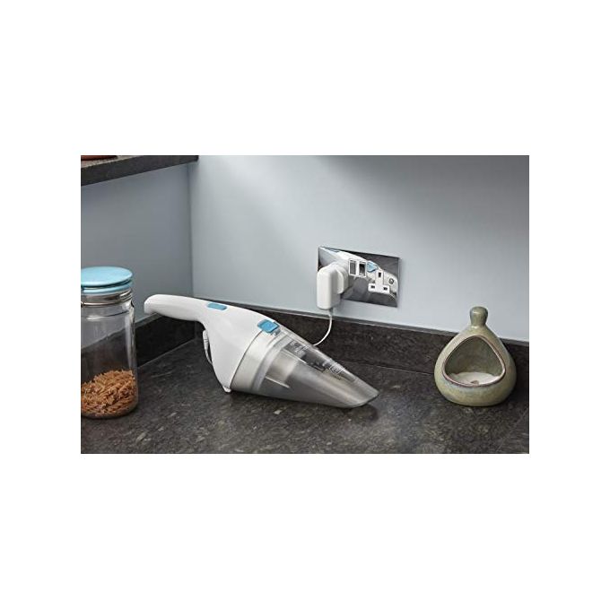 Black+Decker NVC115JL-Q Dustbuster Aspirabriciole Ricaricabile Capacita' 0,325 L Autonomia 11 minuti Tecnologia Litio 3,6 V Bianco