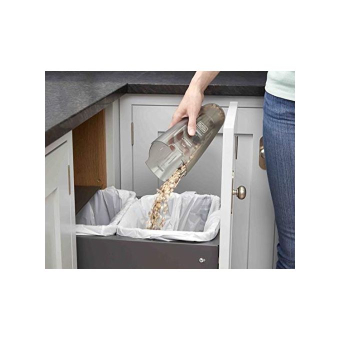 Black+Decker NVC115JL-Q Dustbuster Aspirabriciole Ricaricabile Capacita' 0,325 L Autonomia 11 minuti Tecnologia Litio 3,6 V Bianco