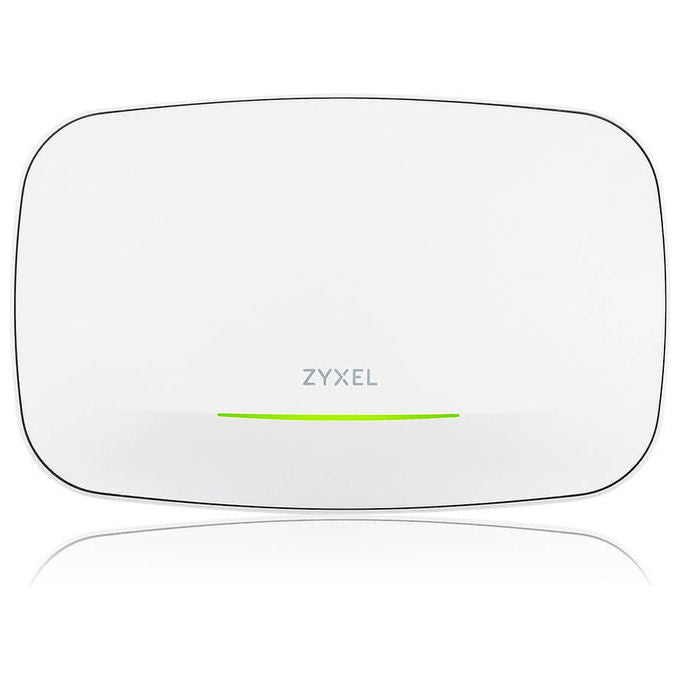 Zyxel access point wifi 7 tri-band NWA240BE, 15 Gbps, tripla radio 2.4 5 6 GHz, uplink 10 GbE, PoE+, bianco