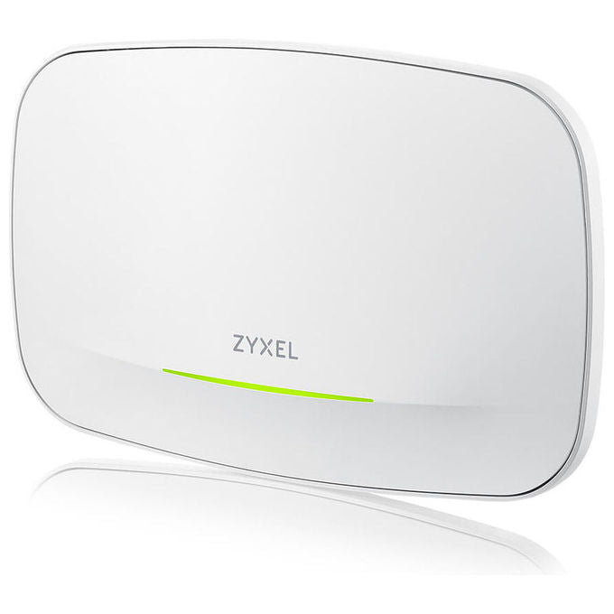 Zyxel access point wifi 7 tri-band NWA240BE, 15 Gbps, tripla radio 2.4 5 6 GHz, uplink 10 GbE, PoE+, bianco