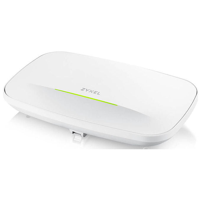 Zyxel access point wifi 7 tri-band NWA240BE, 15 Gbps, tripla radio 2.4 5 6 GHz, uplink 10 GbE, PoE+, bianco