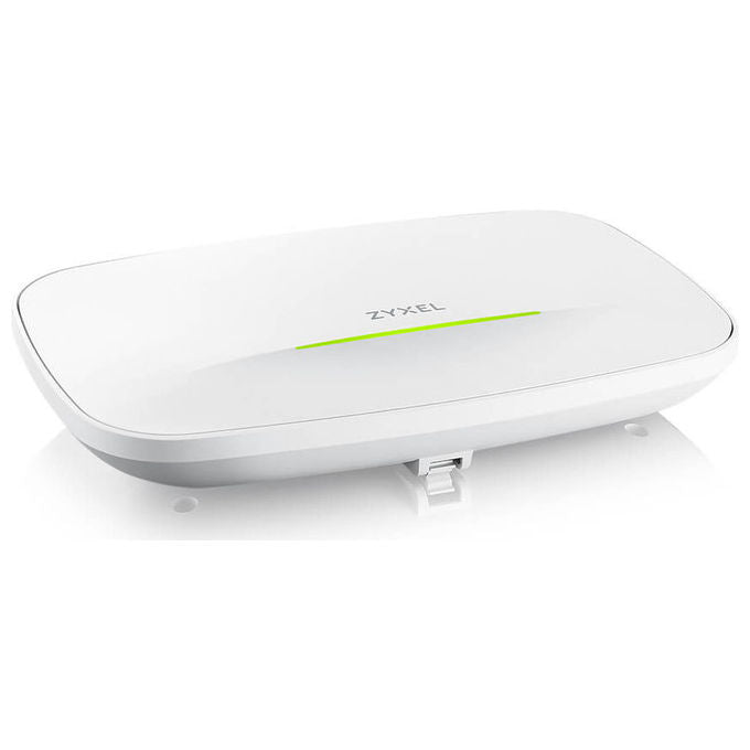 Zyxel access point wifi 7 tri-band NWA240BE, 15 Gbps, tripla radio 2.4 5 6 GHz, uplink 10 GbE, PoE+, bianco