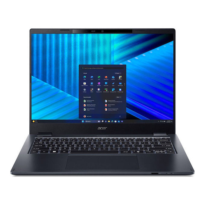 Acer TMP414-55-TCO-7470 Notebook Intel Core Ultra 7 255U 356 cm WUXGA 32GB RAM 1TB SSD Wi-Fi 7 Windows 11 Pro colore Blu