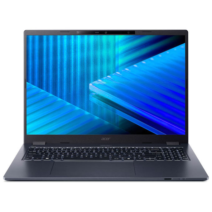 Acer TMP416-54-TCO-58LV TravelMate P4 16 Computer portatile Intel Core Ultra 5 16GB RAM 512GB SSD WUXGA Wi-Fi 7 Windows 11 Pro colore Blu