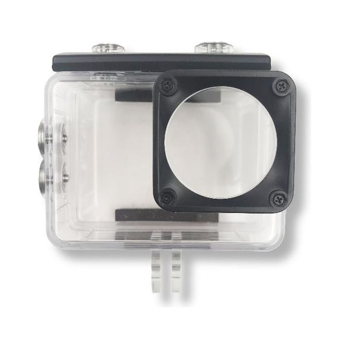 Nilox NXCASEDUALS01 Cover Waterproof Custodia Action Cam compatibile DUAL S 4KUBIC MINI SE X-SNAP
