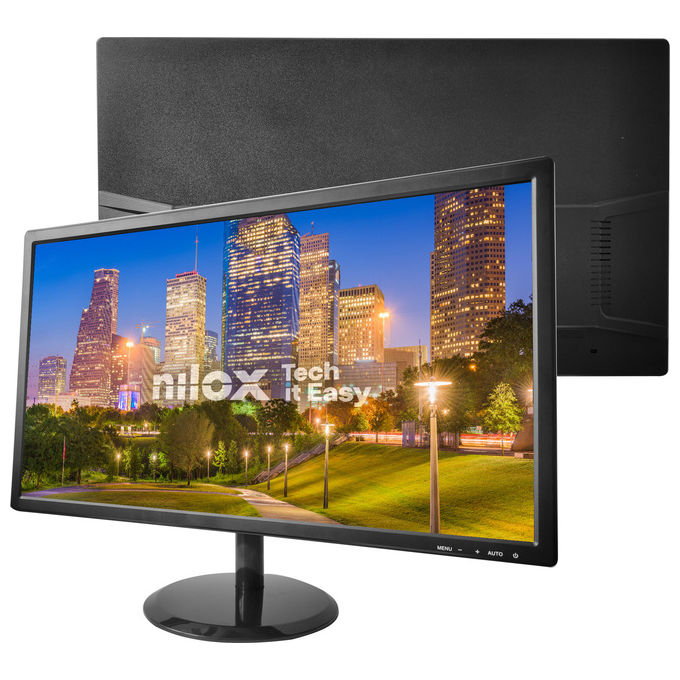 Nilox NXM19FHD22 Monitor 19'' TN HD 1366x768 5ms 60Hz VGA HDMI colore Nero