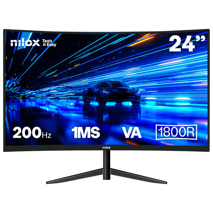 Nilox Monitor Curvo 24'' Full HD 200Hz Gaming