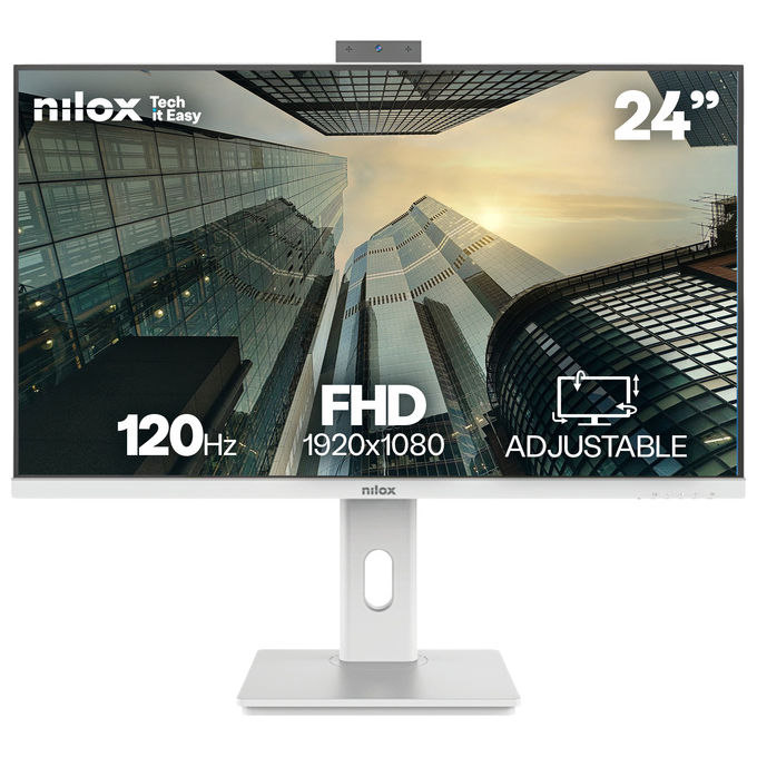 Nilox Monitor 24'' IPS 120Hz con Webcam