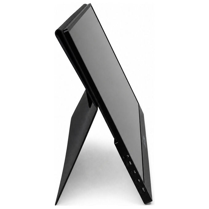 Nilox, Monitor Portatile 15.6” IPS Full HD, Altoparlanti Integrati, Nero