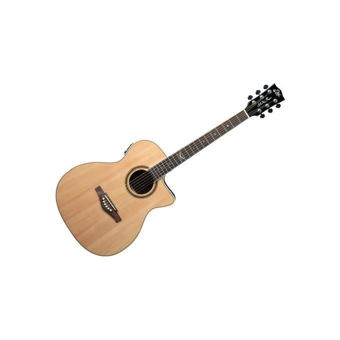 Eko 6217320 NXT Chitarra Acustica Elettrificata Auditorium Cutaway Top in Abete Fasce e Fondo in Mogano Laminato Preamp Eko G03 colore Natural