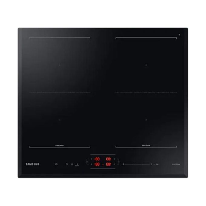 Samsung NZ64B5066KK Slim Fit Piano cottura a induzione 60 cm 4 zone Doppia Flex Zone Wi-Fi SmartThings colore Nero
